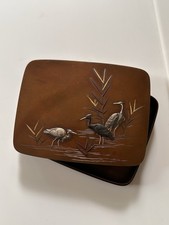 Antique Nogawa Company Mix Metal Trinket Or Cig Box 1868-1912 MINT picture