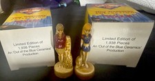 2 Wade Of England Tiny Treasures Porcelain Figurines, Supergirl and Lois Lane picture