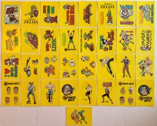 1989 Topps Nintendo Game Packs Complete 33 Sticker Set Mario Zelda Link picture