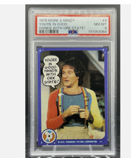 1978 Topps Mork & Mindy Robin Williams Highest Rated Rookie PSA 8 #4 picture
