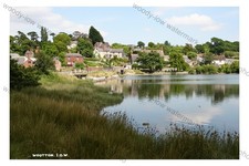 IWC1875 - Isle of Wight - Early view of Wootton Bridge from Woodside - photo 6x4 picture