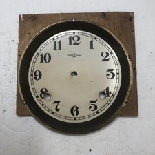 Vintage Antique Unmarked Wall  Clock Face Trademark S  PARTS REPAIR picture