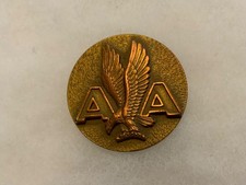AMERICAN AIR LINES PILOT HAT BADGE , PIN BACK picture