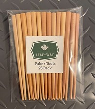 Wooden Pokers for Rolling Papers - 25 Pack picture