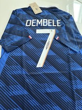 🔥⚽️ Ousmane Dembele Hand Signed France Home Jersey Beckett COA ⚽️🔥 picture