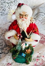 Vintage New Clothtique by Possible Dreams  Santa Figurine  1998 picture