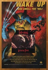 1993 Entombed Wolverine Blues Print Ad/Poster Marvel Comics X-Men CD LP Art 90s picture