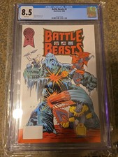 BATTLE BEASTS #3 1988 Blackthorne Publishing CGC 8.5 White Pages picture