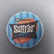 1999 Gateway Surfin Century Internet Pinback Button 2 1/4