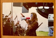 MEL GIBSON - BRAVEHEART - DIRECTING SCOTLAND ARMY WILLIAM WALLACE LEAF SLIDESHOW picture