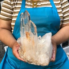 3.45LB Natural Transparent White Quartz Crystal Cluster Specimen Healing 5853 picture