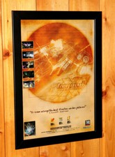 1999 X Beyond the Frontier Rare Small Poster / Vintage Old Ad Page Framed THQ  picture