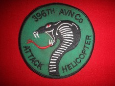 Vietnam War Patch US 396th Aviation Company Attack Helicopter COBRA picture