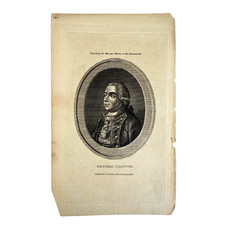 General Sir Henry Clinton Engraved Portrait – American Revolutionary War picture