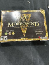 The Elder Scrolls III: Morrowind  (PC, 2003)  Big Box With Bloodmoon & Tribunal picture