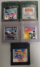Nintendo GameBoy & GB Color Racing Bundle- Dukes,Hotwheels,Testdrive F1,Chase HQ picture