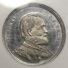 U. S. Grant 1868 Campaign Medal, Dewitt USG-1868-22, NGC MS-63, Finest? picture