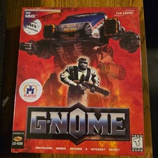 SEALED G-NOME PC CD-ROM Big Box Game 7th Level Windows 95 98 NEW T Teen Shooter picture