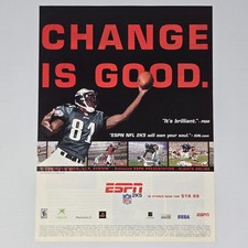 ESPN NFL 2K5 Xbox PlayStation 2 PS2 Change Is Good Print Ad/Poster picture