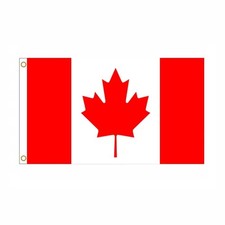 Canada Flag 5ft x 3ft 150cm x 90cm Large Outdoor Indoor Banner Polyester picture