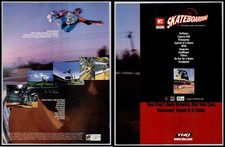MTV Sports Skateboarding Sega Dreamcast PS1 2000 2Page Advertisement picture