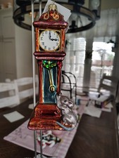 Christopher Radko Little Gems Hickory Dickory Dock 99-160-0 Tall 7 Inches picture