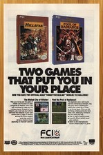 1992 Dungeons & Dragons AD&D Hillsfar/Pool of Radiance NES Print Ad/Poster Art picture