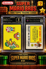Topps 1989 Nintendo Super Mario Bros. Game Tip Stickers #31 Toad Top-Secret Tips picture