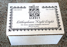 The Porcelain Garden Brand Lithophane Night Light Porcelain ~ Off to School ~NEW picture