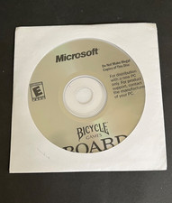 Bicycle Board Games Version 1.0 PC Microsoft Works 7.0 Disc Only TOSHIBA 2001 picture