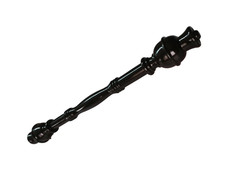 Antique Masonic Templar Marshals Ebony Scepter stick picture