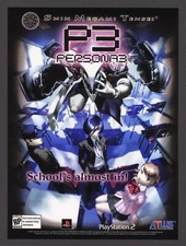 Shin Megami Tensei Persona 3 Playstation 2 PS2 PSP P3 Promo Ad Art Print Poster picture