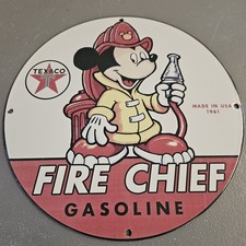 VINTAGE 1961 TEXACO FIRE CHIEF GASOLINE 12