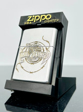 VTG ULTRA RARE 2000 DOUBLE SIDED LIMITED ZIPPO LYNYRD SKYNYRD SNAKE ROCK MUSIC picture