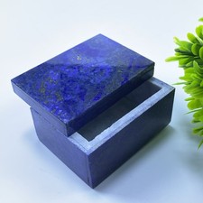 Natural Lapis Lazuli jewellery Box Handmade picture