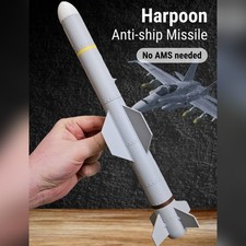 AGM-84 Harpoon Anti-Ship Missile Model, Simulation Military Missile Collection picture
