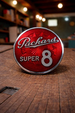 1939-1940 Packard Super 8 Hood Side Emblem 2.25