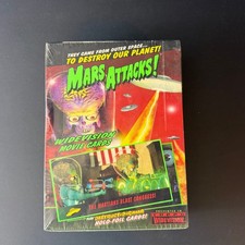MARS ATTACKS Trading Card Box 1996 Topps SEALED Sci-Fi Movie Cards picture
