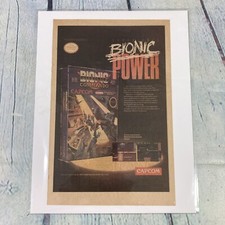 1989 Bionic Commando Nintendo Game Vintage Print Ad/Poster Promo Art Magazine Pg picture