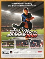 2007 Pro Evolution Soccer PS1 PS2 Xbox 360 Nintendo DS Print Ad/Poster Promo Art picture