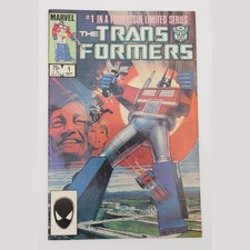 The Transformers #1 Marvel 1984 Optimus Prime Key 1st Print Limited Series picture