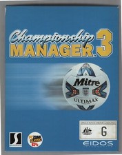 Championship Manager 3 (PC game) 1998 Original Big Box picture