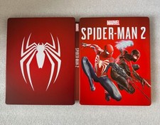 Spider - man 2 V2 Custom made G2 Steelbook Case For PS4/PS5/Xbox (No Game) New picture