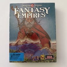Dungeon & Dragons Fantasy Empires SSI IBM PC Big Box Computer Game 3 1/2