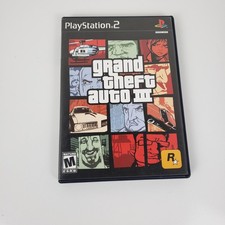 Grand Theft Auto III Sony PlayStation 2 PS2 2001 Black Label GTA 3 Complete CIB picture