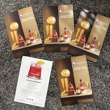 5x HENNESSY x NBA Collab Advertising Recipe Cards Cognac XO VSOP 2023 picture