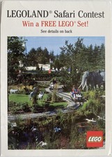 Legoland Safari Contest Lego Builders Club 1990 4x6 Promo Postcard picture