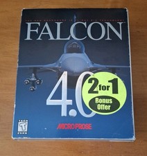 Microprose FALCON 4.0 1998 Complete BIG BOX PC CD-ROM Windows 95 Game picture