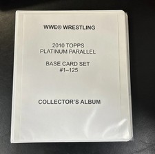 Wrestling WWE 2010 Topps Platinum Parallel Base Card Set of 125 Cards 🔥🔥 picture