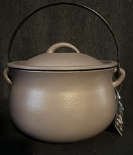 Smith and Clark Cast Iron Cauldron 6 QT RARE PURPLE PLUM 2026 Halloween NEW picture